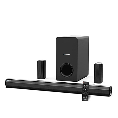 Blaupunkt SBW150 NXT 2.1 Soundbar with Subwoofer I 160W RMS I HDMI-ARC I Bluetooth I AUX I USB I Remote Control with Equalizer| Black