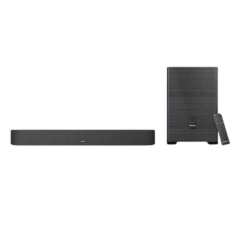 COMPAQ CQSB300W| 300W RMS SOUNDBAR | 2.1 CHANNEL | BLUETOOTH V5.0 | HOME HEATRE | BLACK COMPAQ CQSB300W| 300W RMS SOUNDBAR | 2.1 CHANNEL | BLUETOOTH V5.0 | HOME HEATRE | BLACK