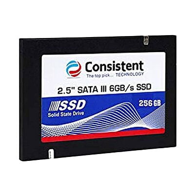 Consistent 2.5" | 256 GB SSD | Model: CTSSD256S6 | SATA III Interface | 5 Years Warranty