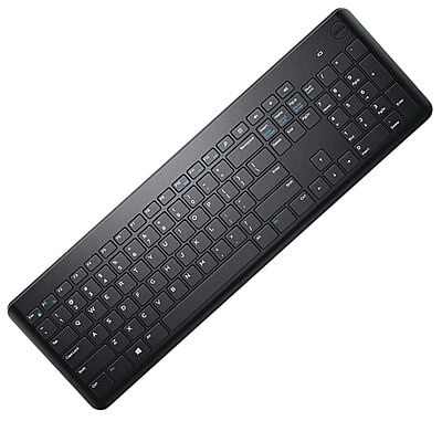 Dell KM3322W | Wireless USB Keyboard and Mouse Combo | Spill-Resistant Keys | Black