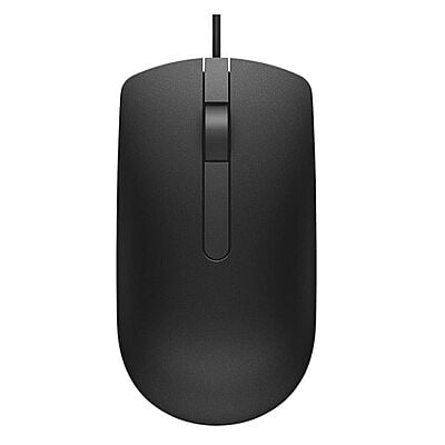 Dell MS116 | Wired Optical Mouse | 1000DPI | LED Tracking | Scrolling Wheel | Plug and Play