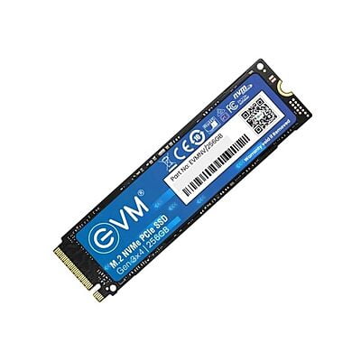 EVM 256GB Internal SSD M.2 NVMe PCIe | Up to 2000MB/s | Compatible with Gaming PCs & High-Performance Workstations | EVMNV/256GB