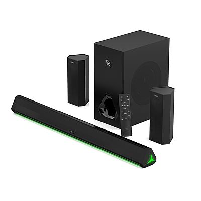 GOVO GOSURROUND 950 | 280W RMS SOUNDBAR |5.1 CHANNEL | HOME THEATRE |5 EQUALIZER MODES| PLATINUM BLACK