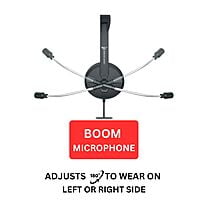 IDEAKARD H150 | Wired Stereo Headset USB | Adjustable Headband | Built-in Microphone | Black IDEAKARD H150 | Wired Stereo Headset USB | Adjustable Headband | Built-in Microphone | Black