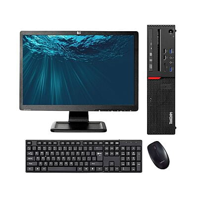 Lenovo ThinkCentre M700 | Pentium G4400 | 4 GB RAM | 500 GB HDD | 19" Monitor | Desktop Full Set