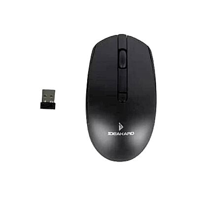 IDEAKARD M60 | Wireless Mouse | Built-in Nano Receiver| 4 Buttons Ergonomic Design | 3 Years Warranty | Black