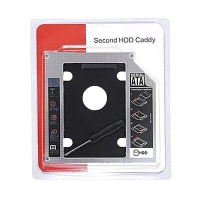 Caddy for SSD & HDD | Second Hard Drive Caddy | Caddy 9.5mm for Laptop